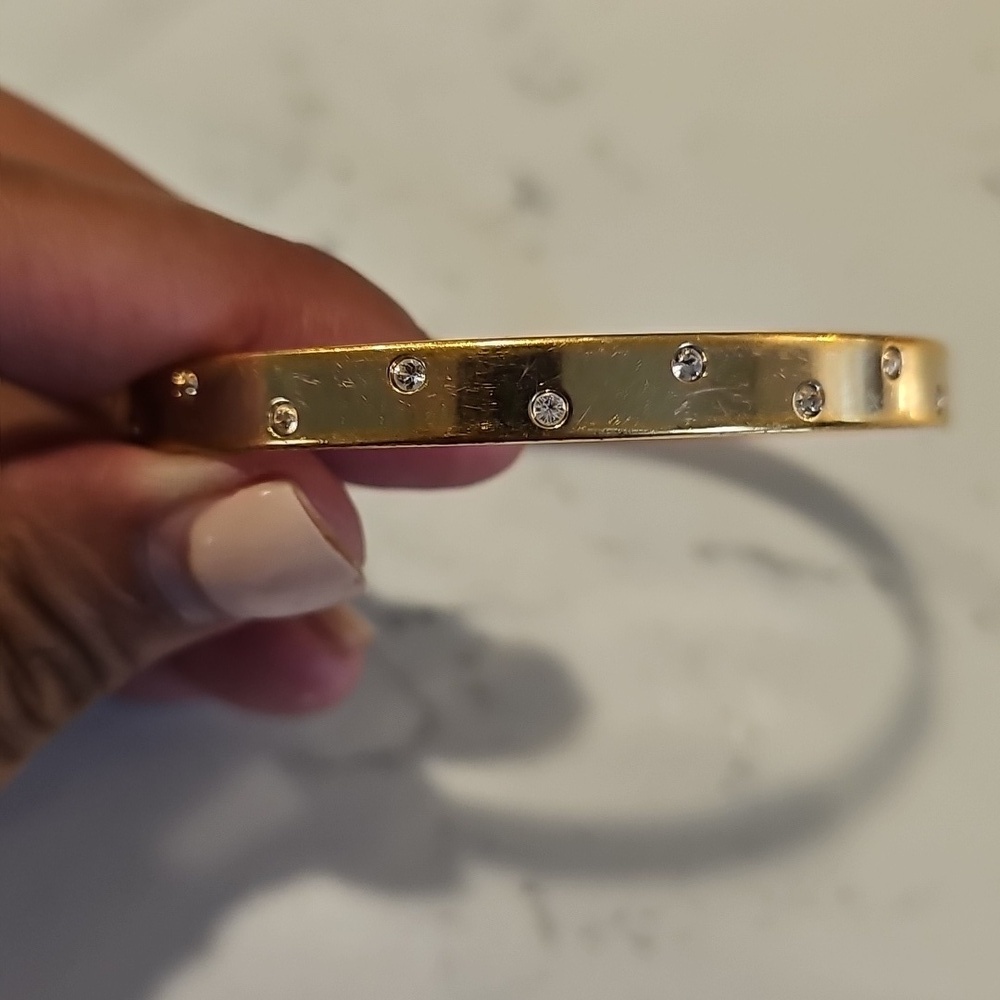 Swarovski Gold-Tone Crystal Bracelet